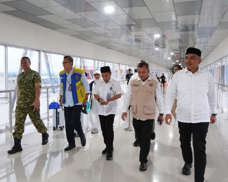 Bandara SIM Aceh Kembali Layani Penerbangan Umrah Langsung ke Arab Saudi, 395 Jemaah Diberangkatkan Perdana