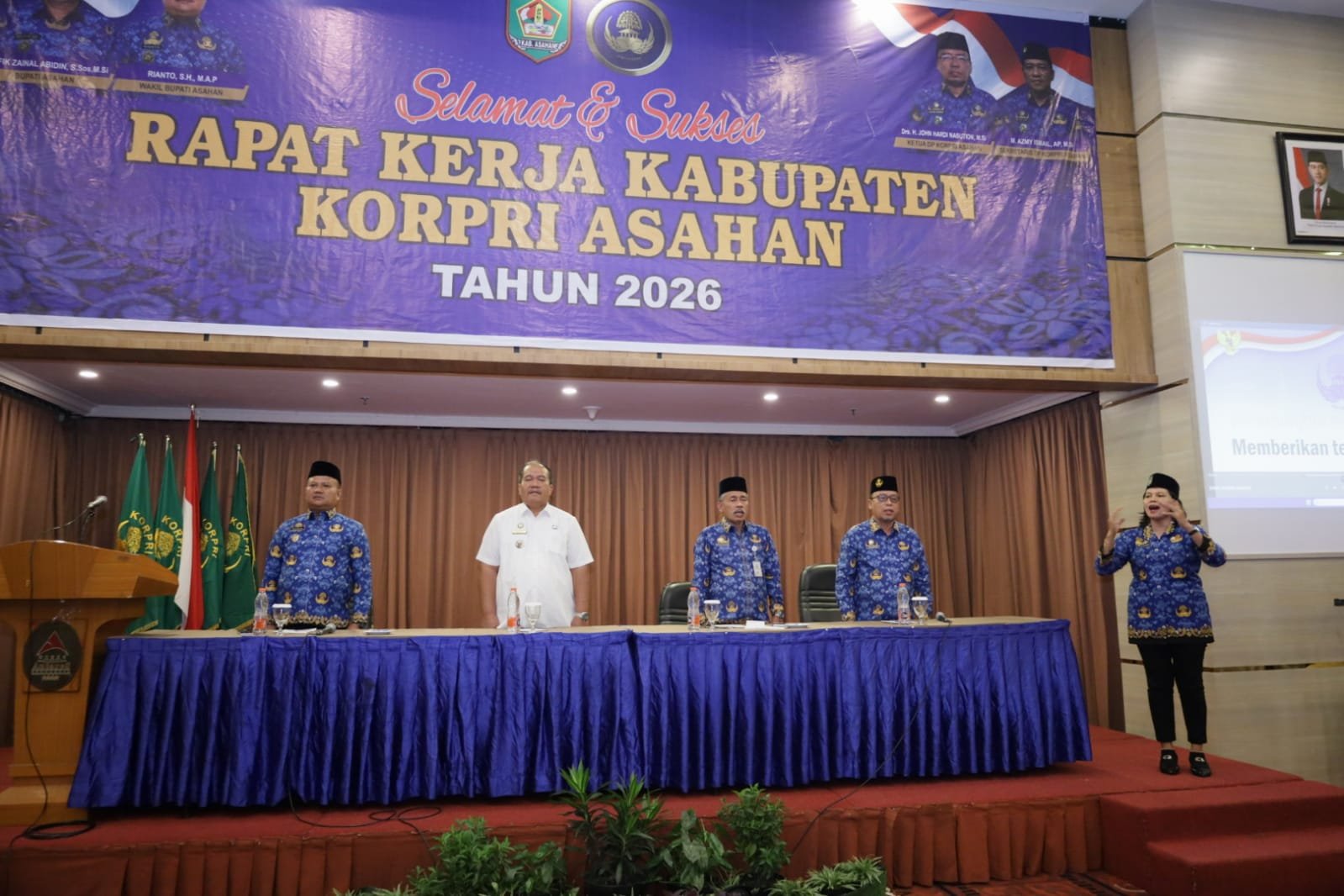 Bupati Asahan Taufik Zainal Abidin Buka Rakerkab KORPRI 2026, 134 Peserta Bahas Pelayanan Publik dan Jiwa Korsa ASN