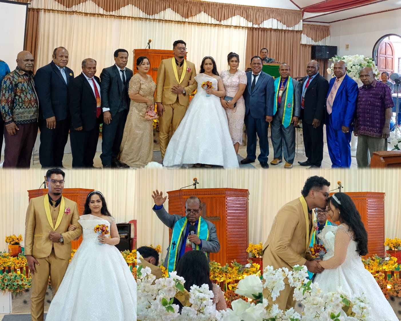 Pemberkatan Nikah di Timika, Pendeta Baptis Papua Tekankan Tiga Prinsip Rumah Tangga Kristen yang Mandiri