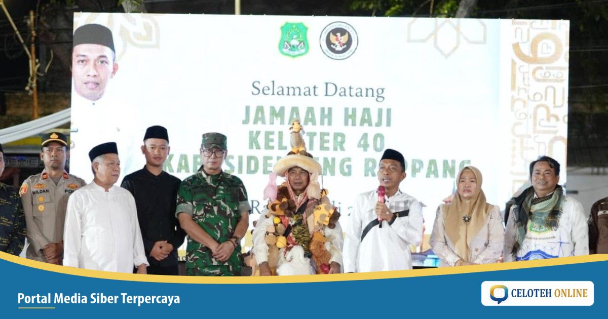 361 Jemaah Haji Sidrap Kloter 40 Tiba Subuh, Disambut Bupati di Rujab dengan Suasana Haru