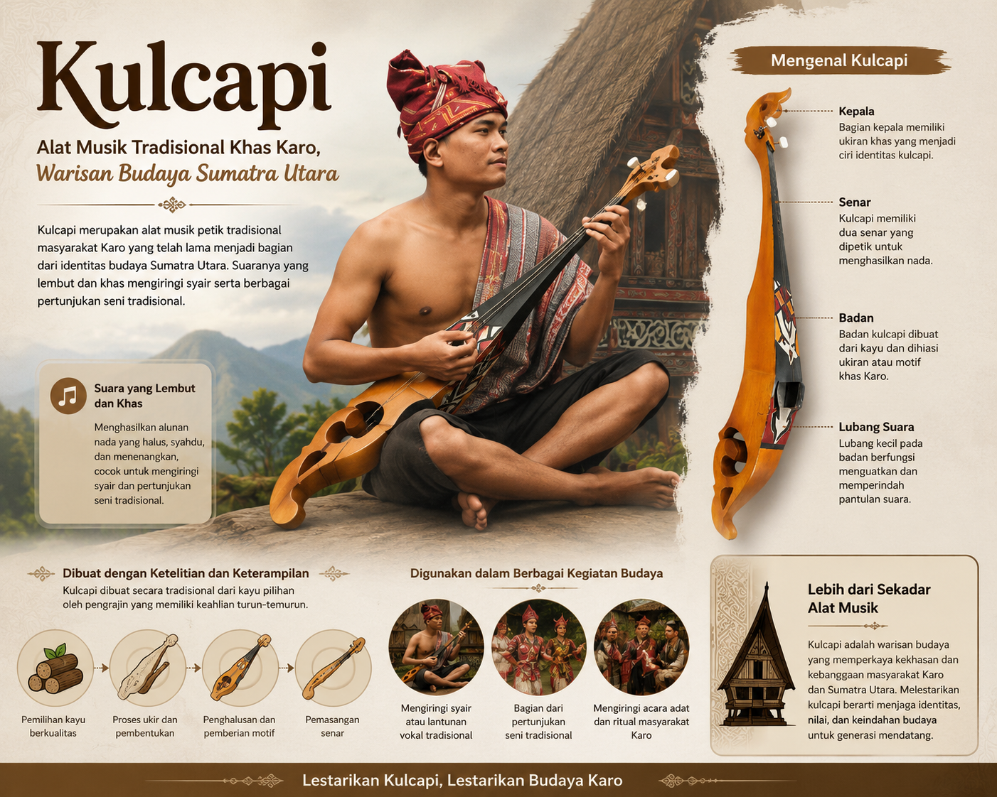 100 Pemain Kulcapi Pecahkan Rekor MURI, Alat Musik Petik Karo yang Kini Mendunia