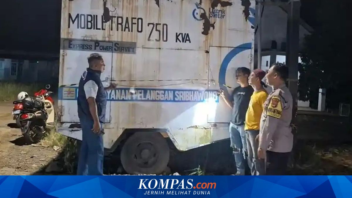 Gardu Trafo PLN di Lampung Timur Dibobol Maling, Kabel Tembaga Raib dan 250 Rumah Warga Padam