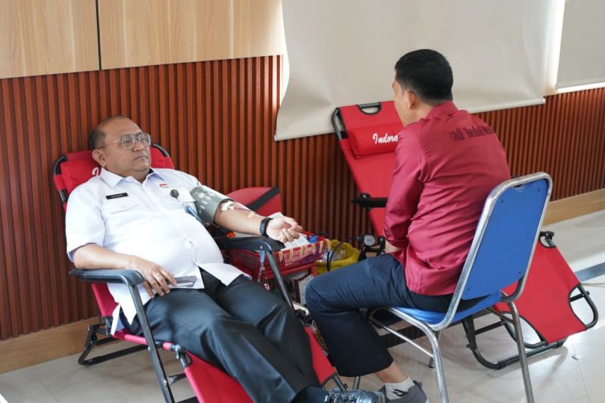 Kanwil Kemenkum Bengkulu Gelar Donor Darah dan Cek Kesehatan Gratis di Hari Pengayoman ke-81, Targetkan Penuhi Stok PMI