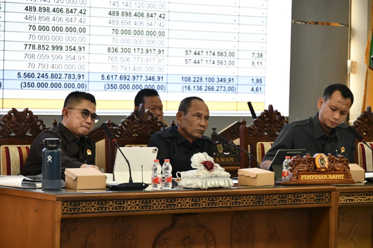 DPRD Kalteng Bedah Rincian Belanja KUA-PPAS 2027, TAPD Diminta Siapkan Data Jumlah Pegawai