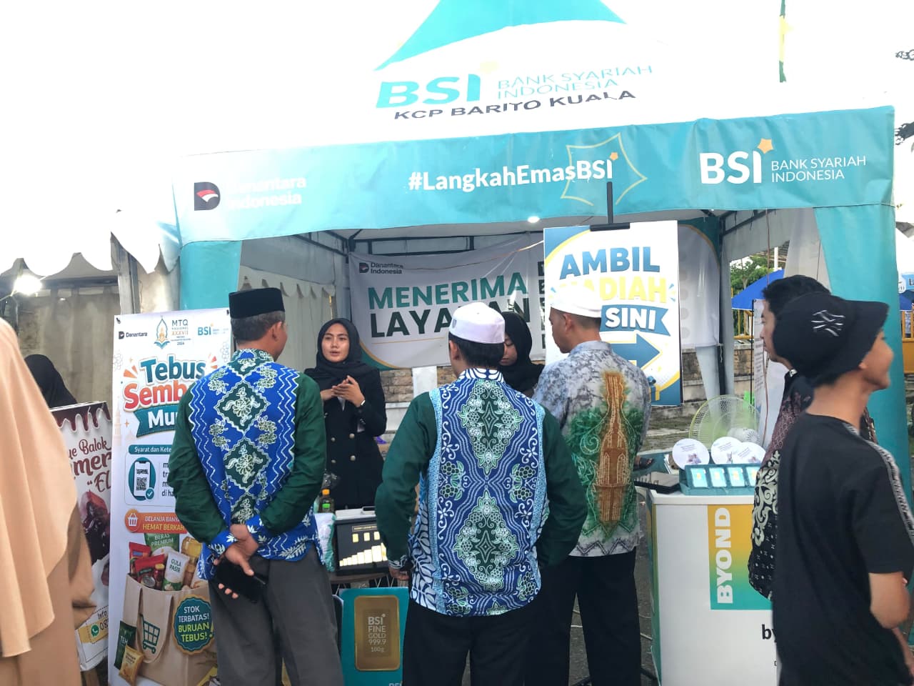 BSI RO IX Kalimantan Siapkan Hadiah Umrah untuk Peserta MTQ XXXVII Kalsel di Barito Kuala, Dukung Syiar Alquran
