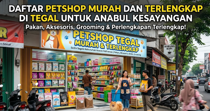 5 Rekomendasi Petshop Murah dan Terlengkap di Tegal, dari Paket Pakan Grosir hingga Klinik Hewan