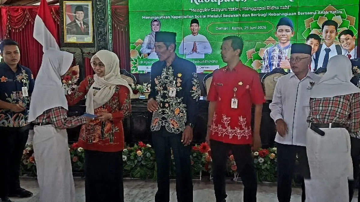 Baznas Demak Salurkan Santunan Rp 895 Juta untuk 4.000 Anak Yatim di Bulan Muharam
