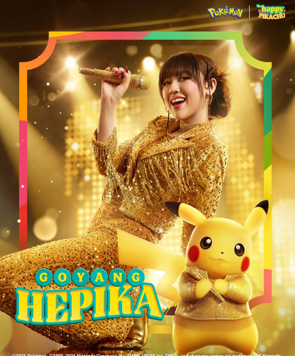 Happy Asmara Gaet Pikachu di Album 