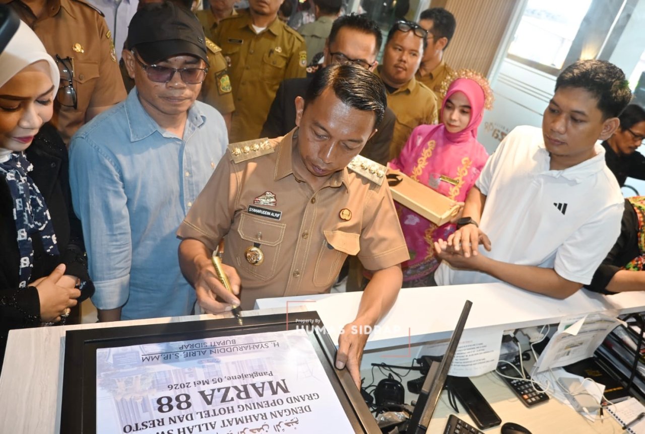 Bupati Sidrap Resmikan Hotel Marza 88, Perkuat Infrastruktur Ekonomi Lokal
