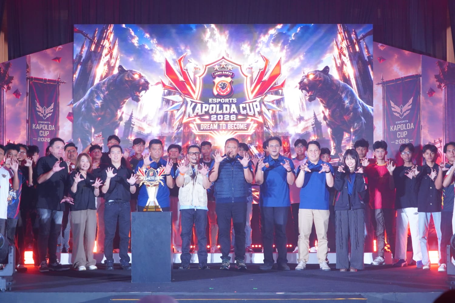 Wakapolda Jabar Buka Turnamen Mobile Legends Kapolda Cup 2026, 32 Tim Berebut Tiket ke Kapolri Cup
