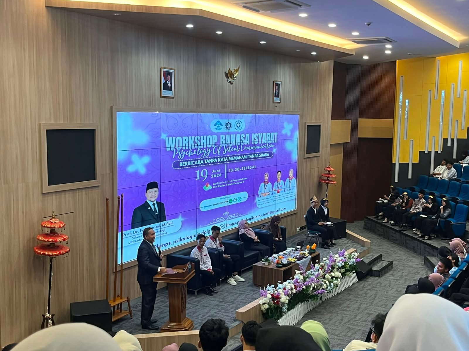 Fakultas Psikologi UIN Palembang Gelar Seminar Bahasa Isyarat, Dorong Calon Psikolog Peka Komunikasi Non-Verbal