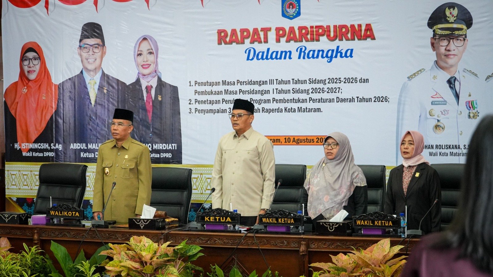 3 Raperda Diajukan Pemkot Mataram ke DPRD, dari Bale Mediasi hingga Penataan Aset Daerah