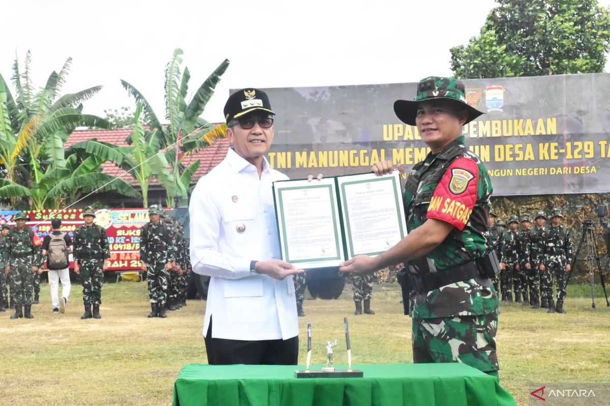 TMMD ke-129 di Palembang: Prajurit Kodim 0418 Bangun Jalan, Jembatan, dan Rehab Rumah Warga Miskin di Talang Jambe