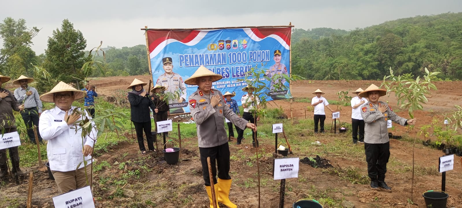 Polda Banten dan Polres Lebak Tanam 1.000 Pohon, Kapolda Hengki Sebut Bukan Sekadar Seremoni