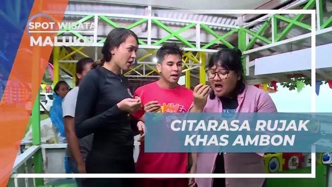 Rujak Natsepa di Ambon, Kuliner Segar yang Wajib Dicoba Usai Bermain di Pantai