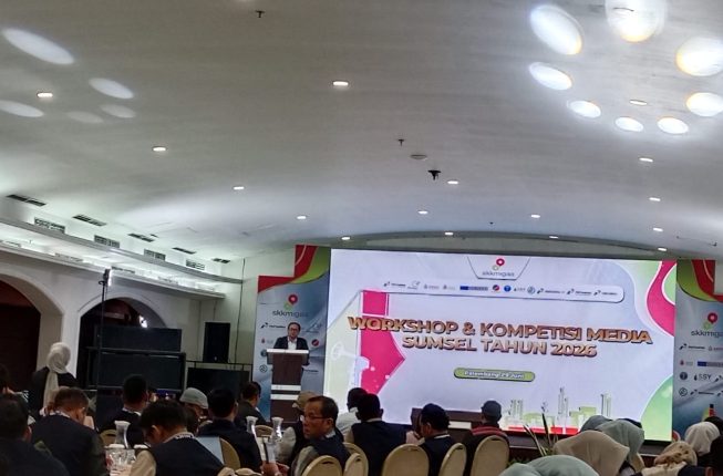 Wartawan di Sumsel Diingatkan Jujur Gunakan AI dalam Jurnalistik, SKK Migas Gelar Workshop Media 2026