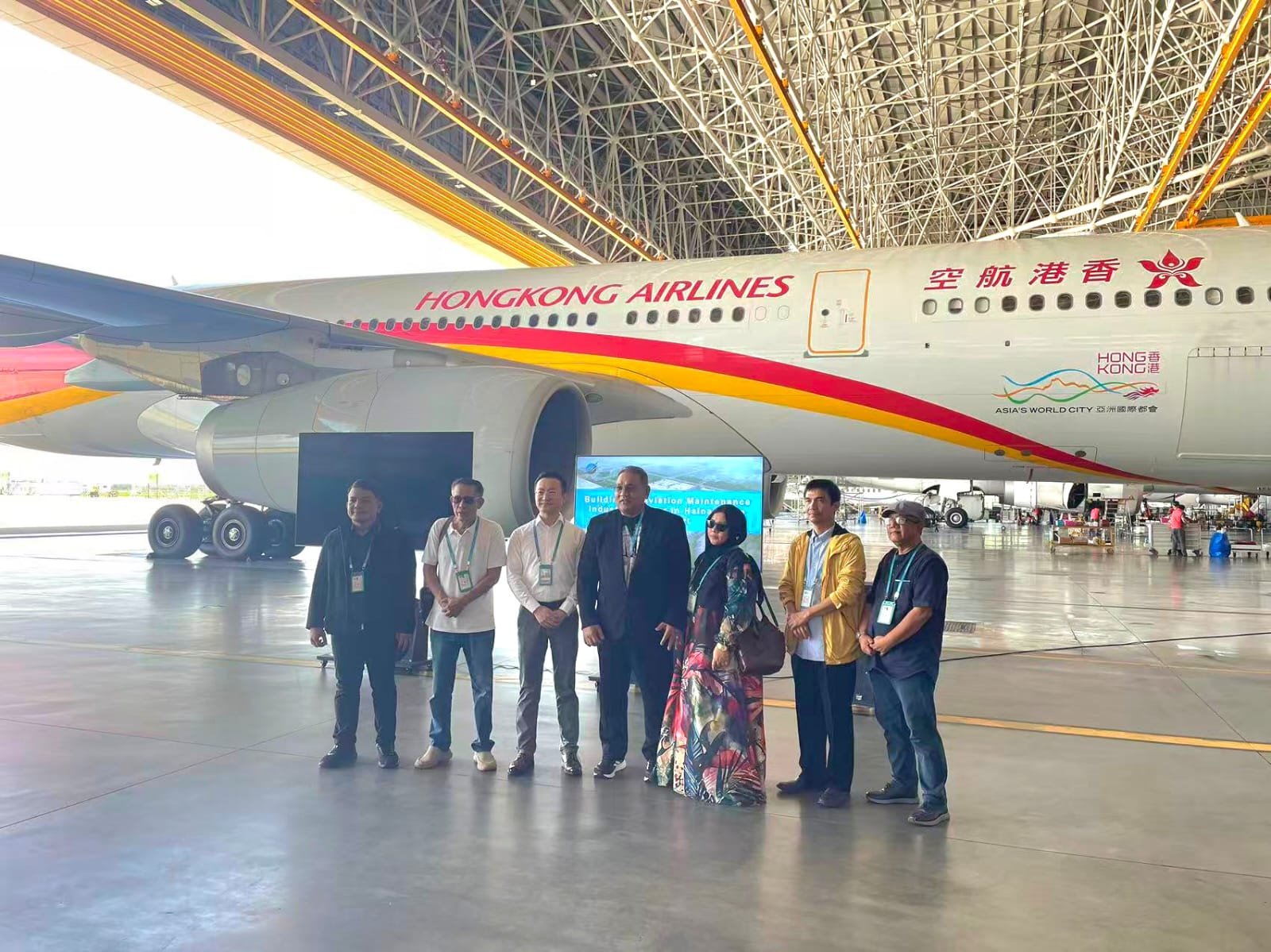 Delegasi JMSI Tinjau Pusat Perawatan Pesawat Berstandar Global di Haikou, Dukung Free Trade Port Hainan