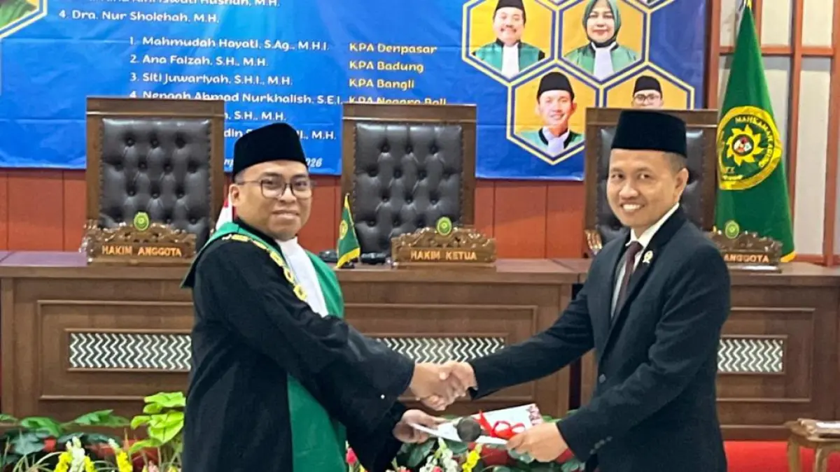 Mutasi Besar-besaran di Pengadilan Tinggi Agama Bali, Empat Ketua Pengadilan Agama Kabupaten Dirotasi Termasuk Karangasem
