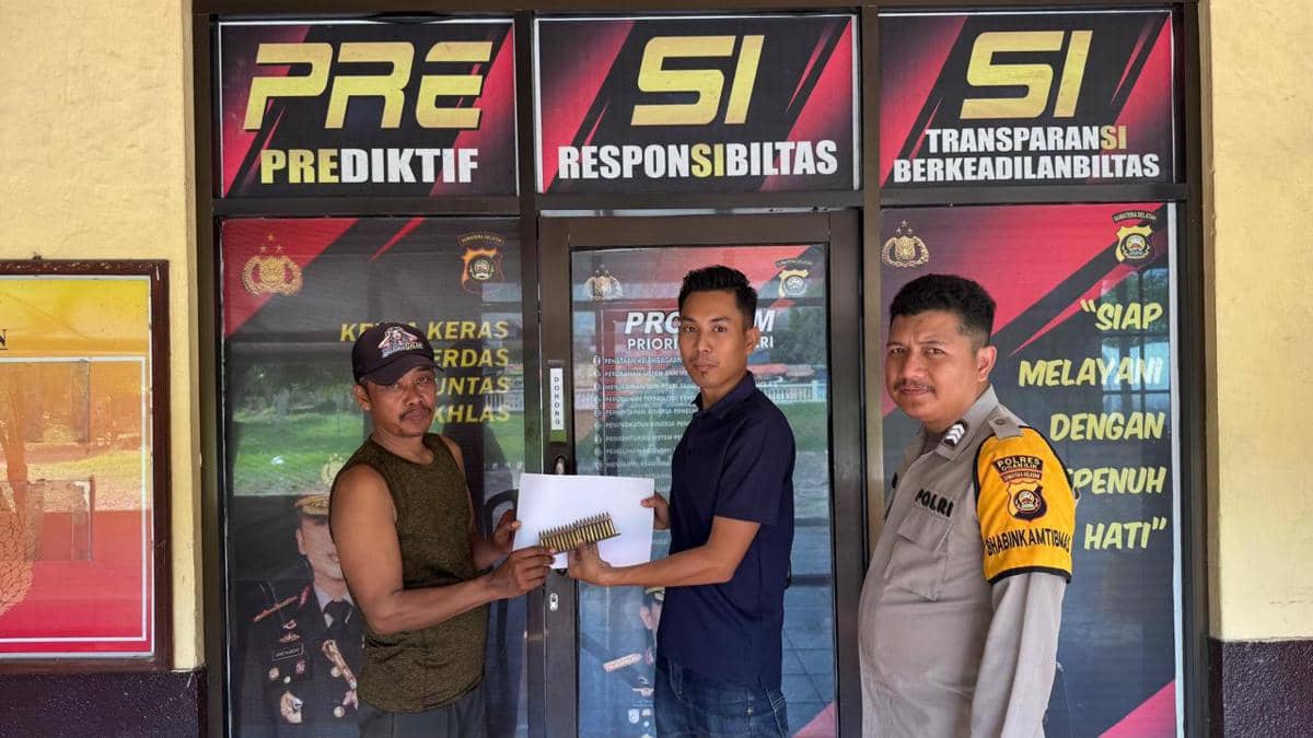 Petugas Kebersihan di Ogan Ilir Temukan 19 Butir Amunisi Aktif di TPS, Polisi Amankan