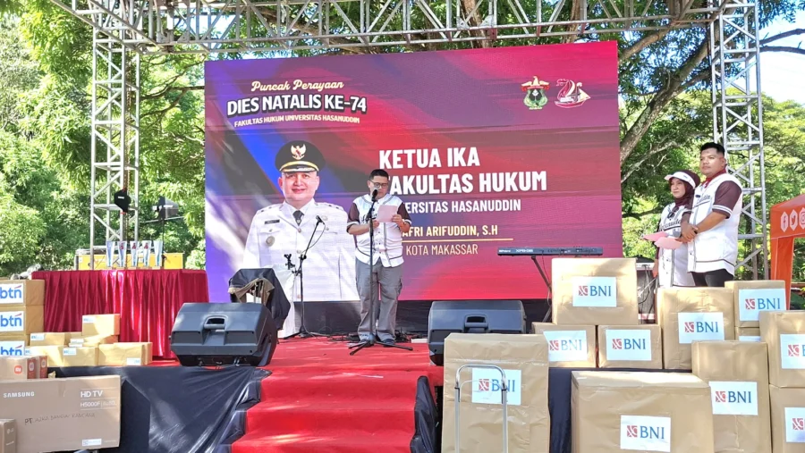 Wali Kota Makassar Appi Dorong Alumni FH Unhas Perkuat Jejaring di Dies Natalis ke-74