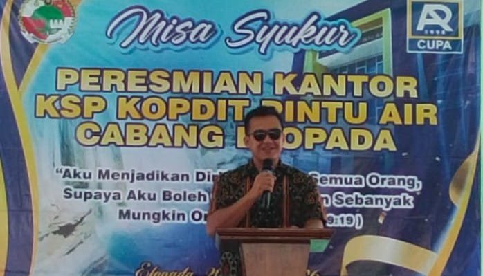 Wakil Bupati SBD Resmikan Kopdit Pintu Air Cabang Elopada, Target 173 Desa Tertinggal Jadi Desa Maju