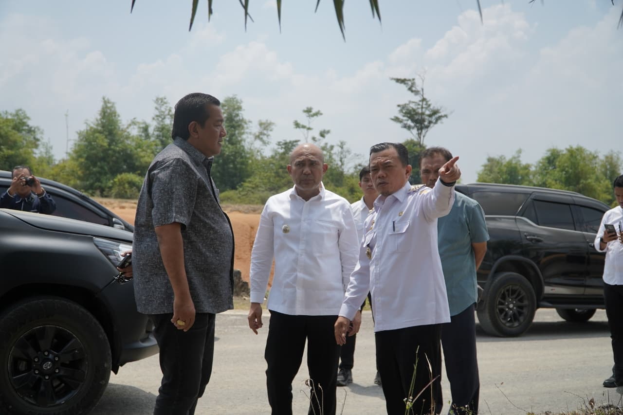 Gubernur Jambi Al Haris Tinjau Lahan Sekolah Rakyat dan Perumahan BTN Bungo Green City di Muara Bungo
