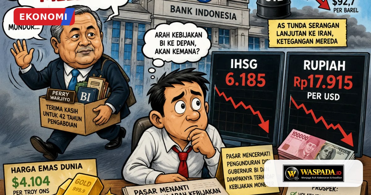 Rupiah Melemah ke Rp17.915, IHSG Terjun ke 6.185 usai Gubernur BI Mundur, Pengamat Sumut Peringatkan Volatilitas Berlanjut