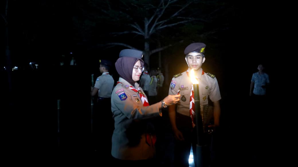 Wawako Pangkalpinang Dessy Ayutrisna Serukan Nilai Tri Satya dan Dasa Darma Pramuka Jadi Pedoman Hidup di Upacara HUT ke-65