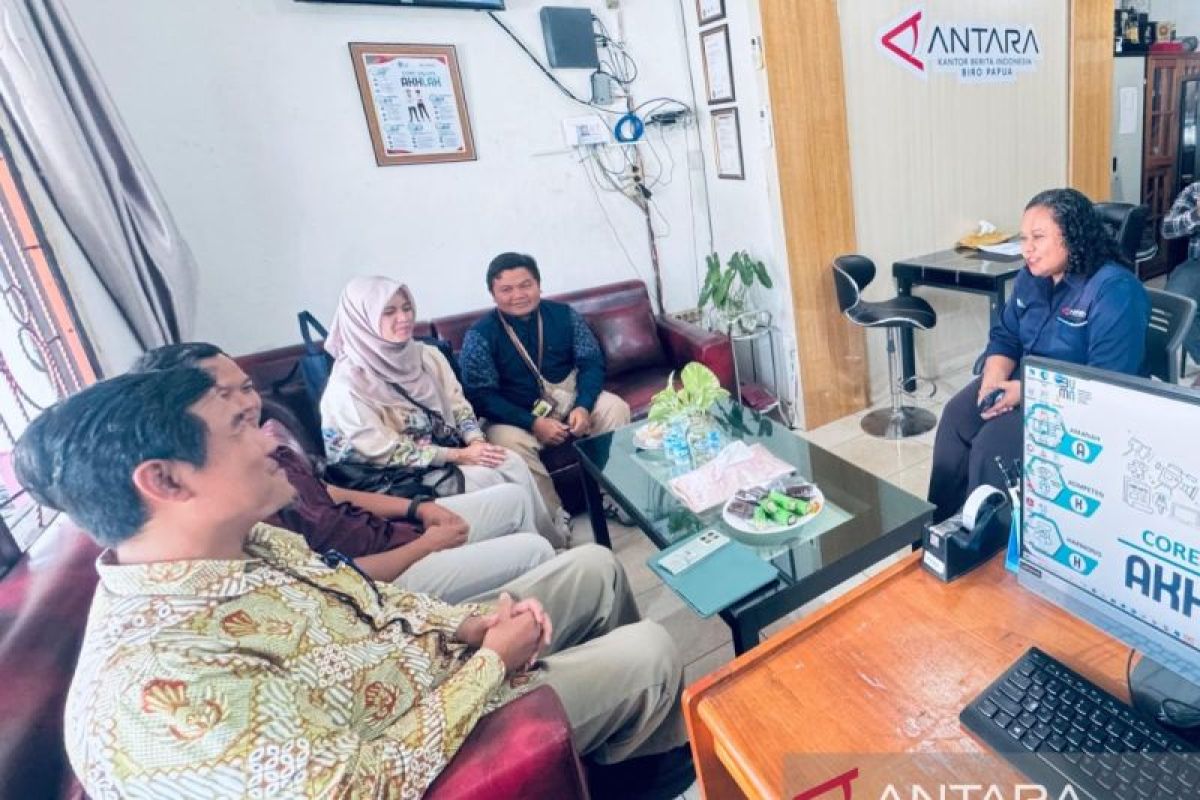 Kanwil DJP Papabrama Kunjungi ANTARA Biro Papua, Bahas Strategi Edukasi Pajak untuk Wajib Pajak di Papua dan Maluku