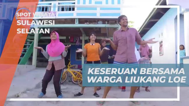 Selebriti Belajar Menenun Sarung hingga Joget Bareng Warga di Pulau Liukang Loe, Sulawesi Selatan