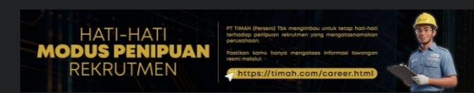 PT TIMAH Bantah Buka Lowongan Kerja, Masyarakat Bangka Belitung Diminta Waspada Modus Penipuan Berkedok Rekrutmen