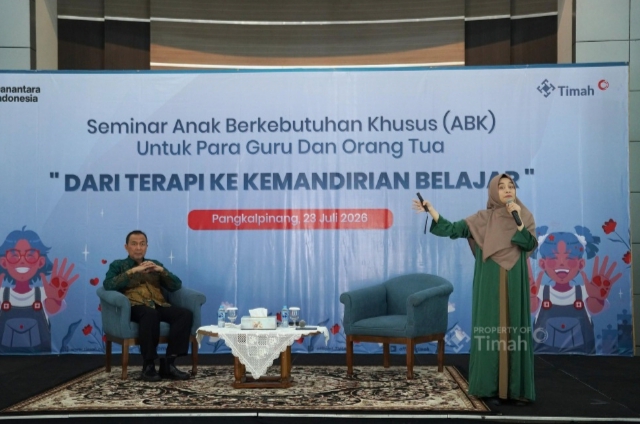 Hari Anak Nasional, PT TIMAH Bekali 145 Guru dan Orang Tua di Bangka Belitung untuk Dorong Kemandirian Belajar ABK