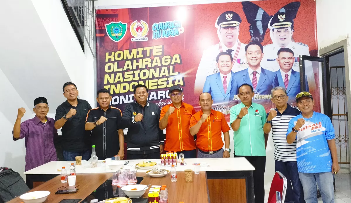 KONI Maros Terima Kunjungan Studi Pengurus KONI Polewali Mandar, Bahas Pembinaan Atlet Jelang Porprov