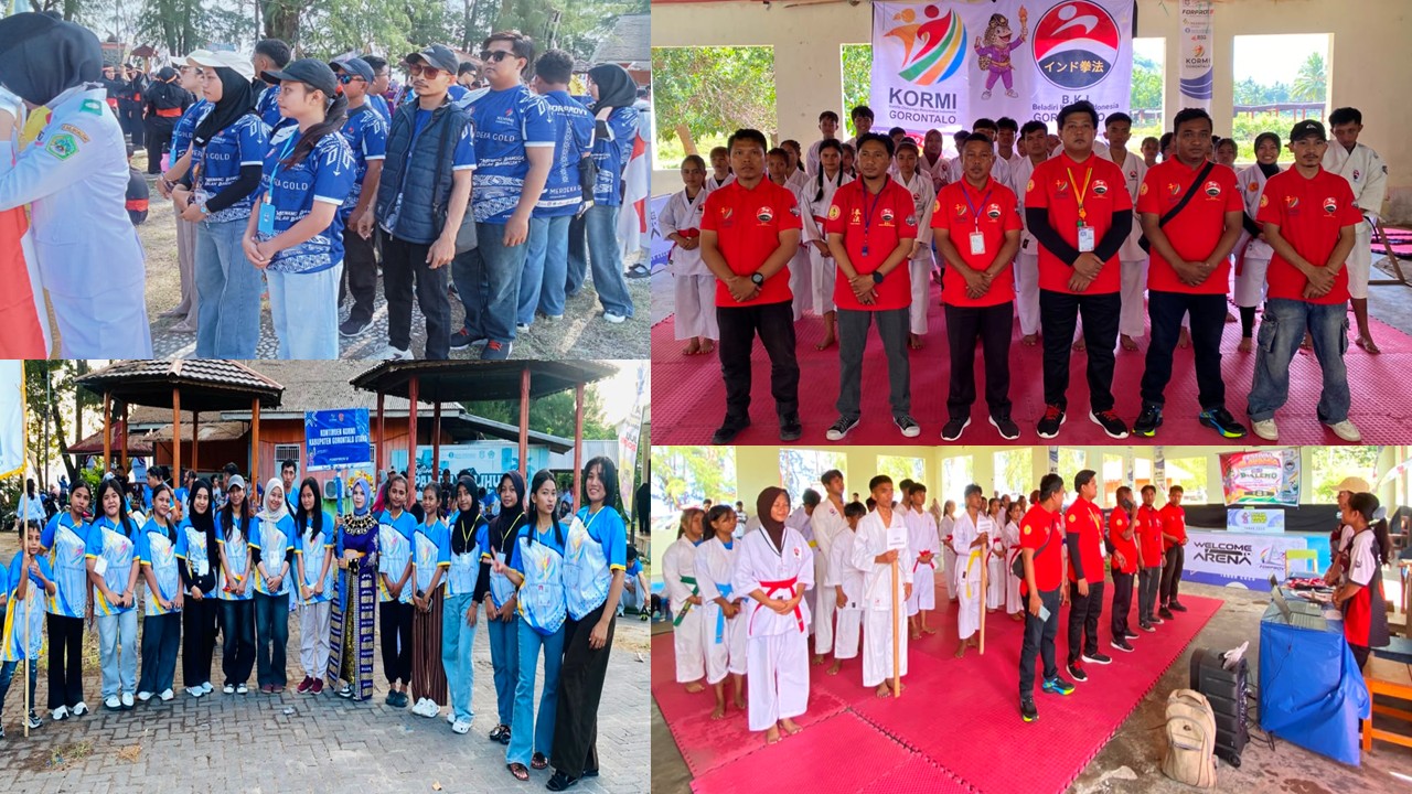 39 Pegiat BKI Kempo dari Empat Kabupaten Siap Bertanding di 12 Nomor FORPROV II Boalemo