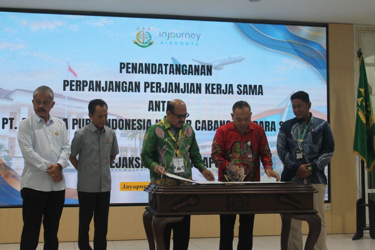 Bandara Sentani dan Kejati Papua Teken Kerja sama Hukum Perdata dan TUN