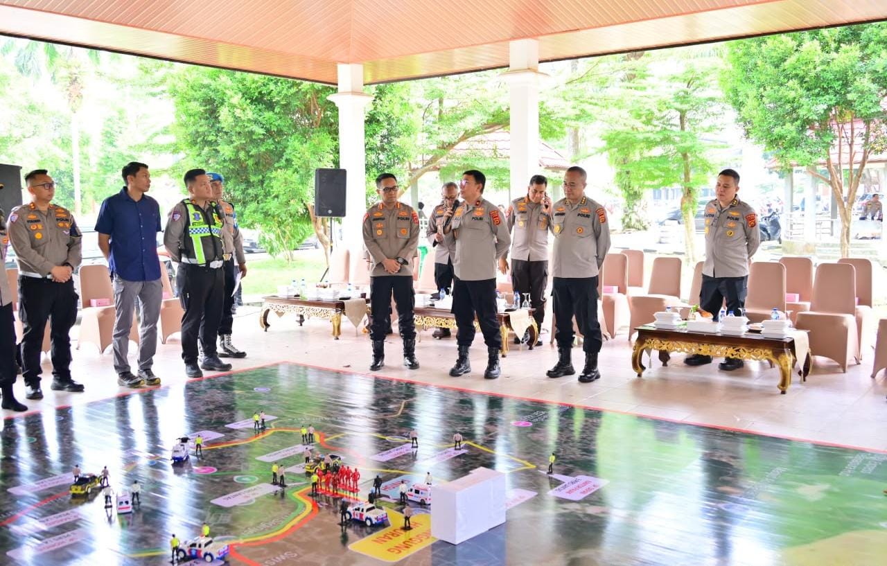 Polda Jambi Siapkan 1.750 Personel Amankan Presisi Merdeka Run 2026, Simulasi TFG Digelar di Pendopo Gubernur