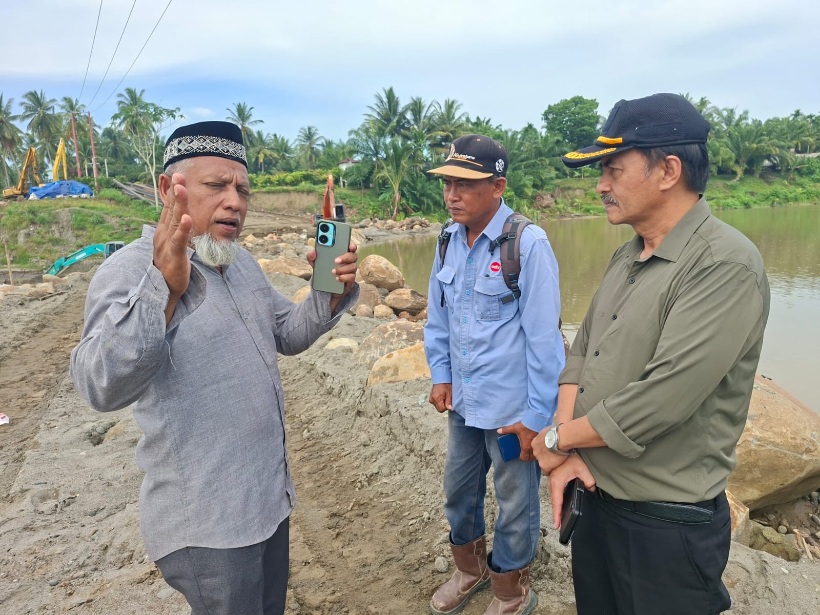 Bendung Irigasi Pante Lhong di Bireuen Jebol Empat Kali, Petani Terancam Gagal Tanam di 6.562 Hektare Sawah