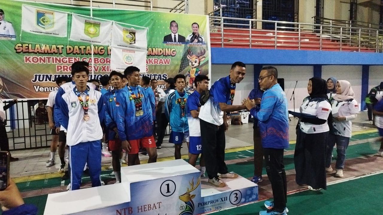 Sapu Bersih 10 Medali Emas Porprov NTB 2026, Tim Takraw Sumbawa Buktikan Dominasi