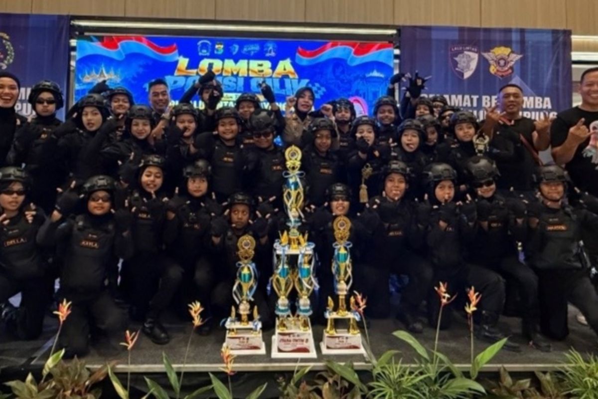 Pocil Polres Metro Raih Tiga Juara di Lomba Polda Lampung, Terbaik Ketiga hingga Variasi Formasi