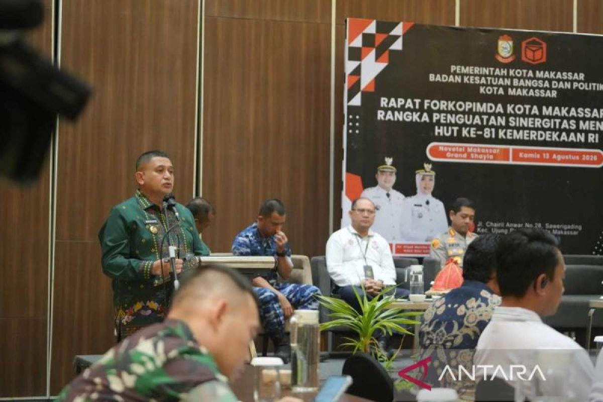Jelang HUT Ke-81 RI, Pemkot Makassar Perkuat Sinergi Tiga Pilar hingga Tingkat Lorong untuk Deteksi Dini Gangguan Keamanan