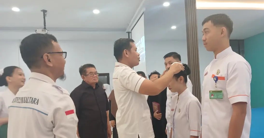 75 Mahasiswa Keperawatan Politeknik Kaltara Jalani Prosesi Caping Day, Tandai Kesiapan Praktik Klinik di Rumah Sakit