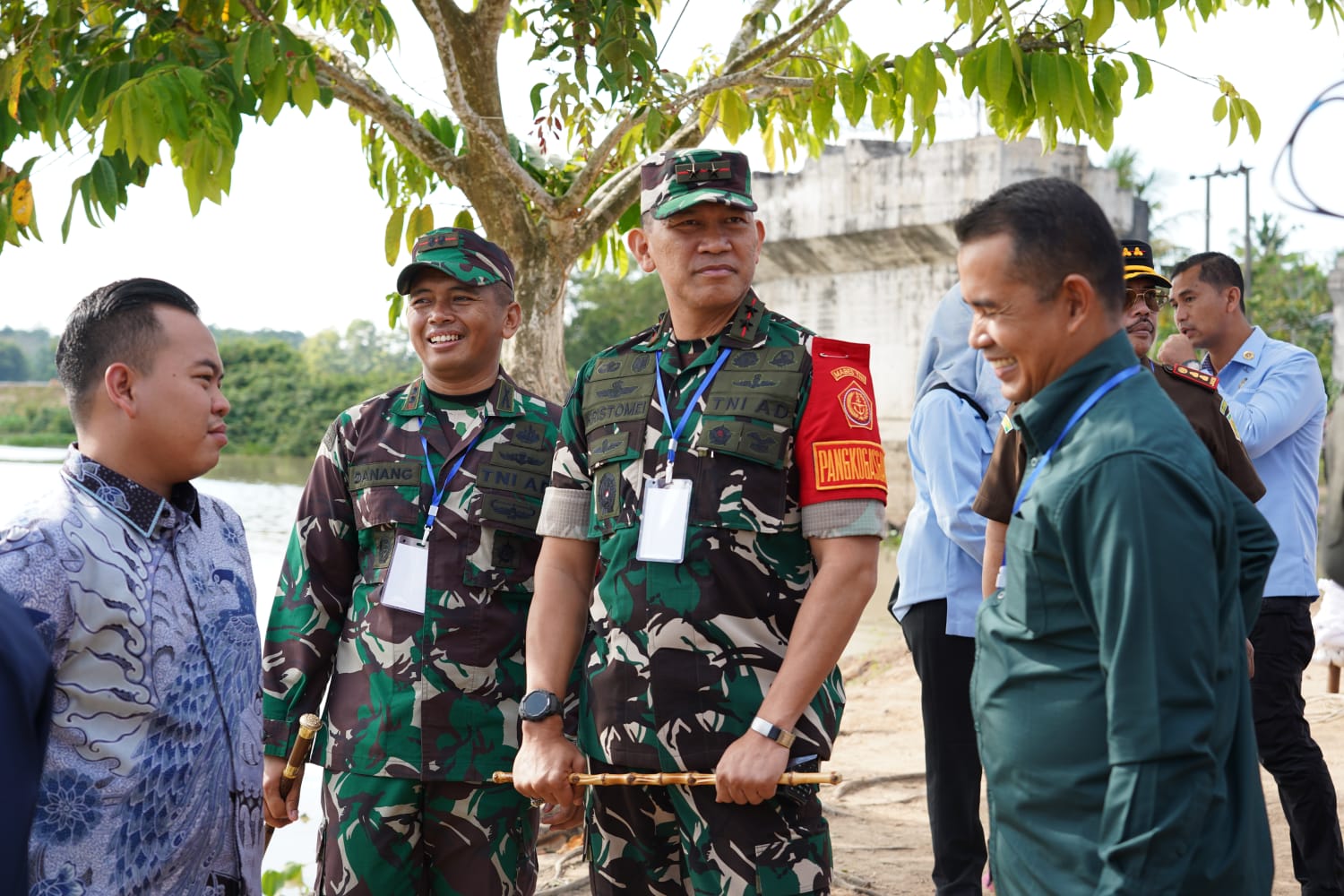 Pangdam XXI/Radin Inten Kawal Penuh Kunjungan Wapres Gibran di Lampung Timur, 120 Jembatan Ditarget Rampung