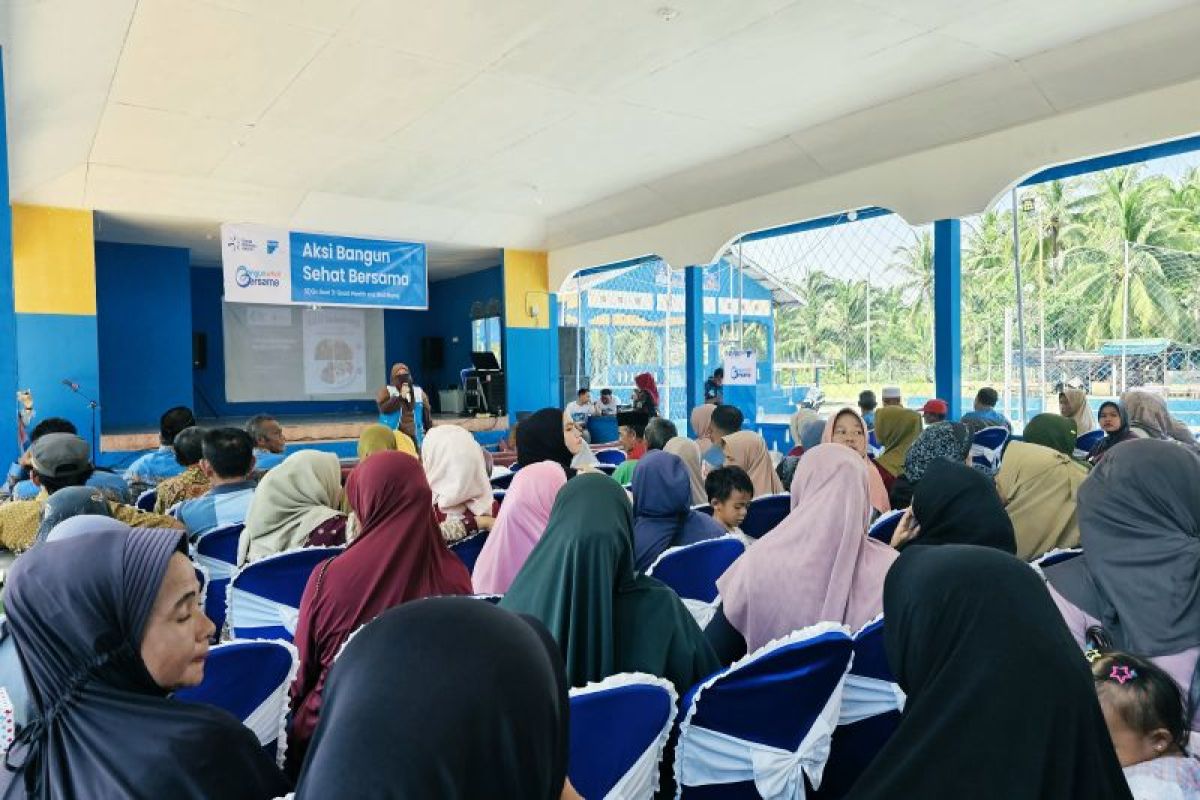 Pemkab Natuna Gelar Edukasi Gizi Seimbang dan Cek Kesehatan Gratis di Bunguran Timur Laut, 100 Paket Sembako Dibagikan
