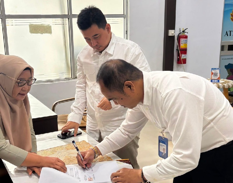 BRI Bangko dan BPN Merangin Teken PKS Kartu Kredit Pemerintah, Transaksi Anggaran Kini Nontunai dan Real-Time
