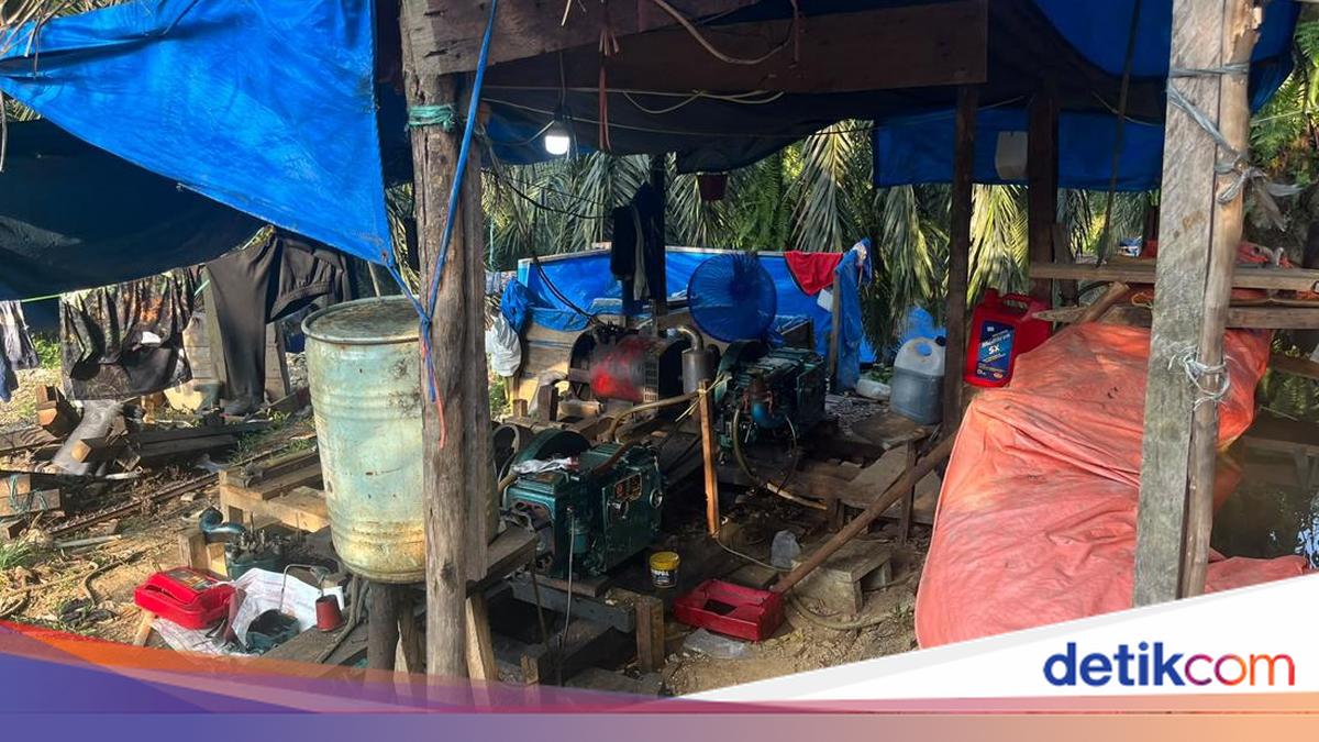 Polres Bungo Ringkus 6 Penambang Emas Ilegal Lubang Jarum di SP 3 Limbur Lubuk Mengkuang, 4 Blower Disita