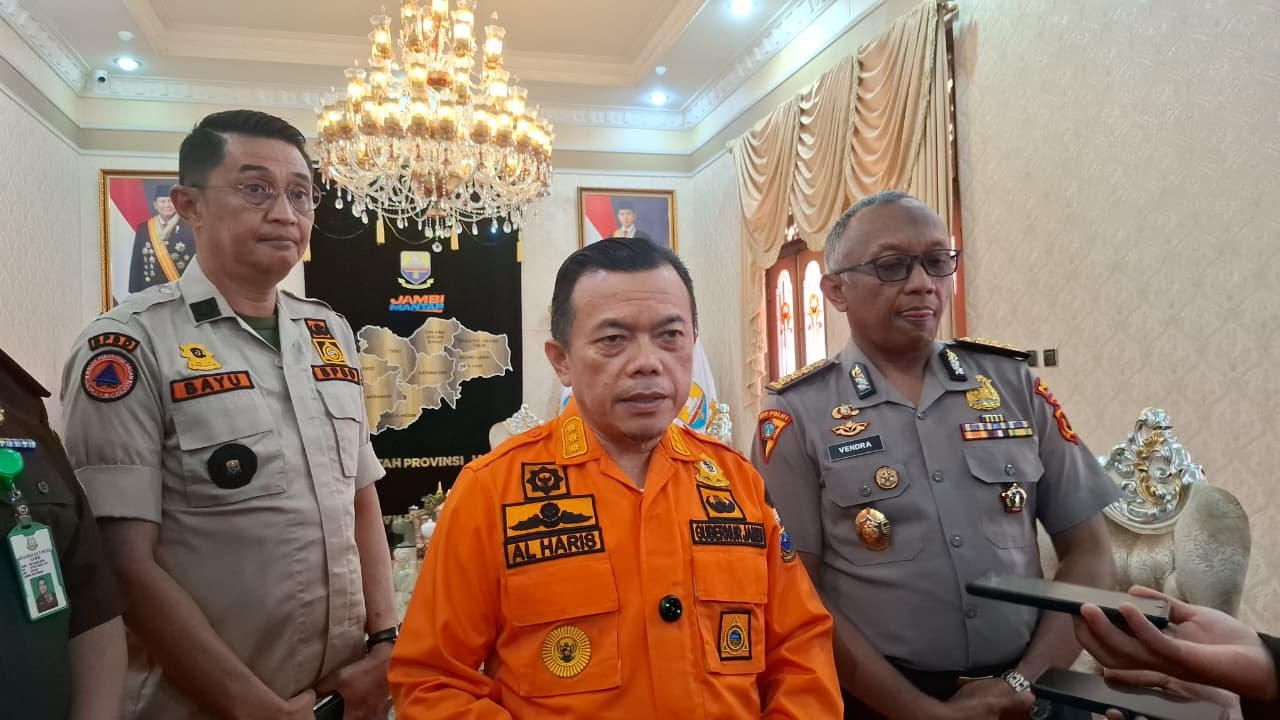 Gubernur Jambi Al Haris Laporkan 50 Hektare Lahan Terbakar ke Menko Polkam, Satgas Karhutla Disebut Masih di Lapangan