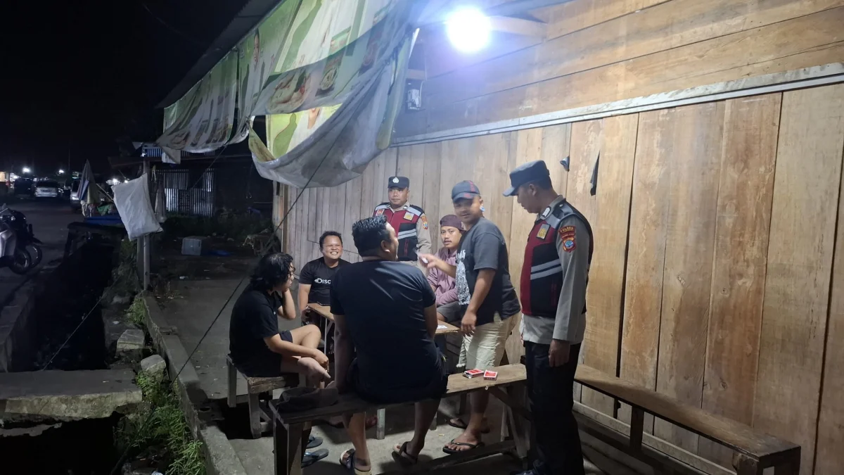 Polsubsektor Kotamobagu Selatan Intensifkan Patroli Malam, Sasar Titik Rawan Gangguan Kamtibmas
