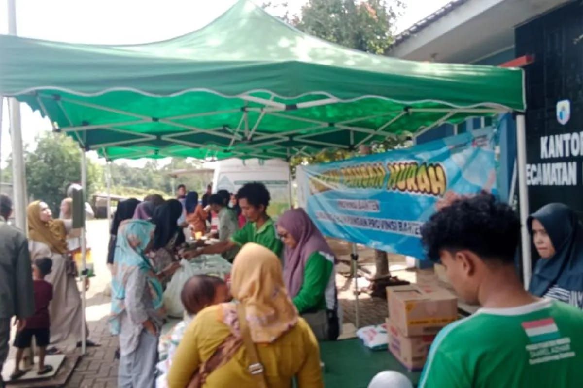 Pemkab Lebak Genjot Gerakan Pangan Murah di 28 Kecamatan, Bansos Beras 20 Kg dan Minyak Goreng 4 Liter Disalurkan