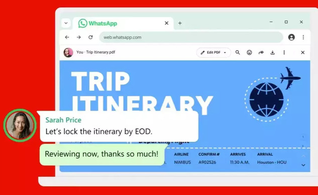Buka dan Anotasi PDF di WhatsApp Kini Bisa Tanpa Download, Ini 4 Pembaruan Lain yang Hadir untuk Pengguna Indonesia