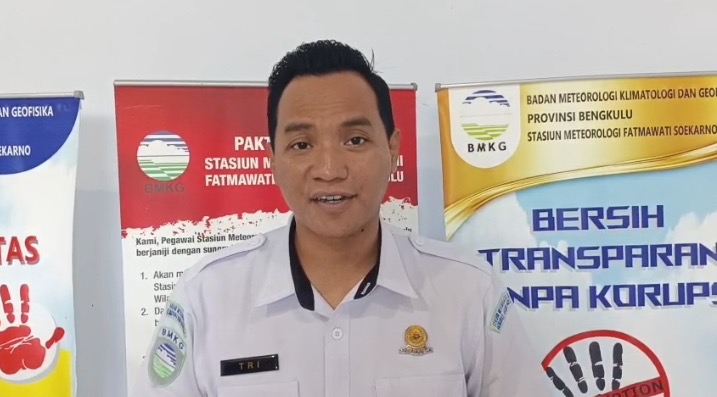 BMKG Bengkulu Keluarkan Peringatan Dini Hujan 3 Hari ke Depan, Nelayan Diminta Waspada Gelombang 2 Meter